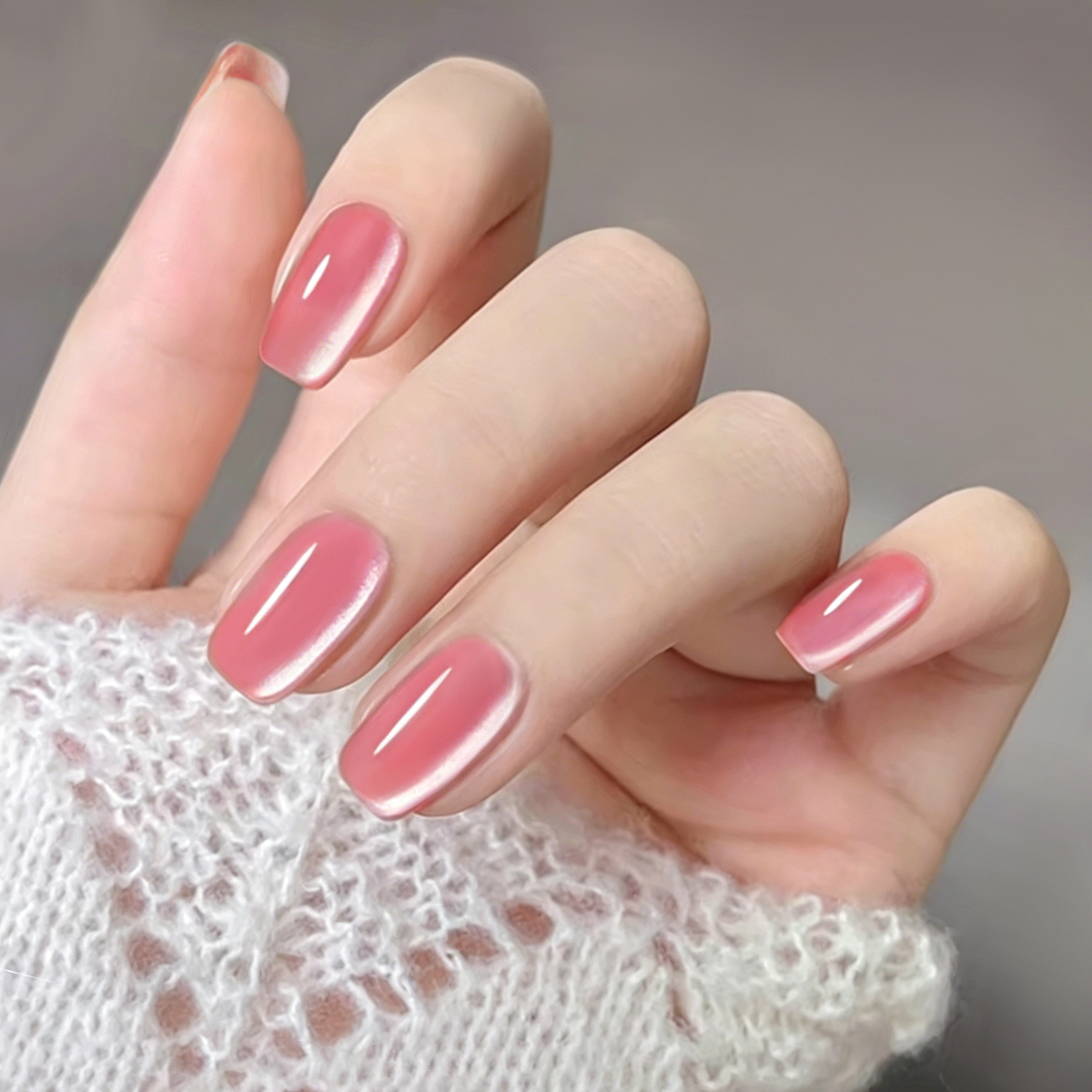Mpow 1/2pcs 10ml Pink Cat Eye  - огляд і ціна Nail Art Cat Eye Pink