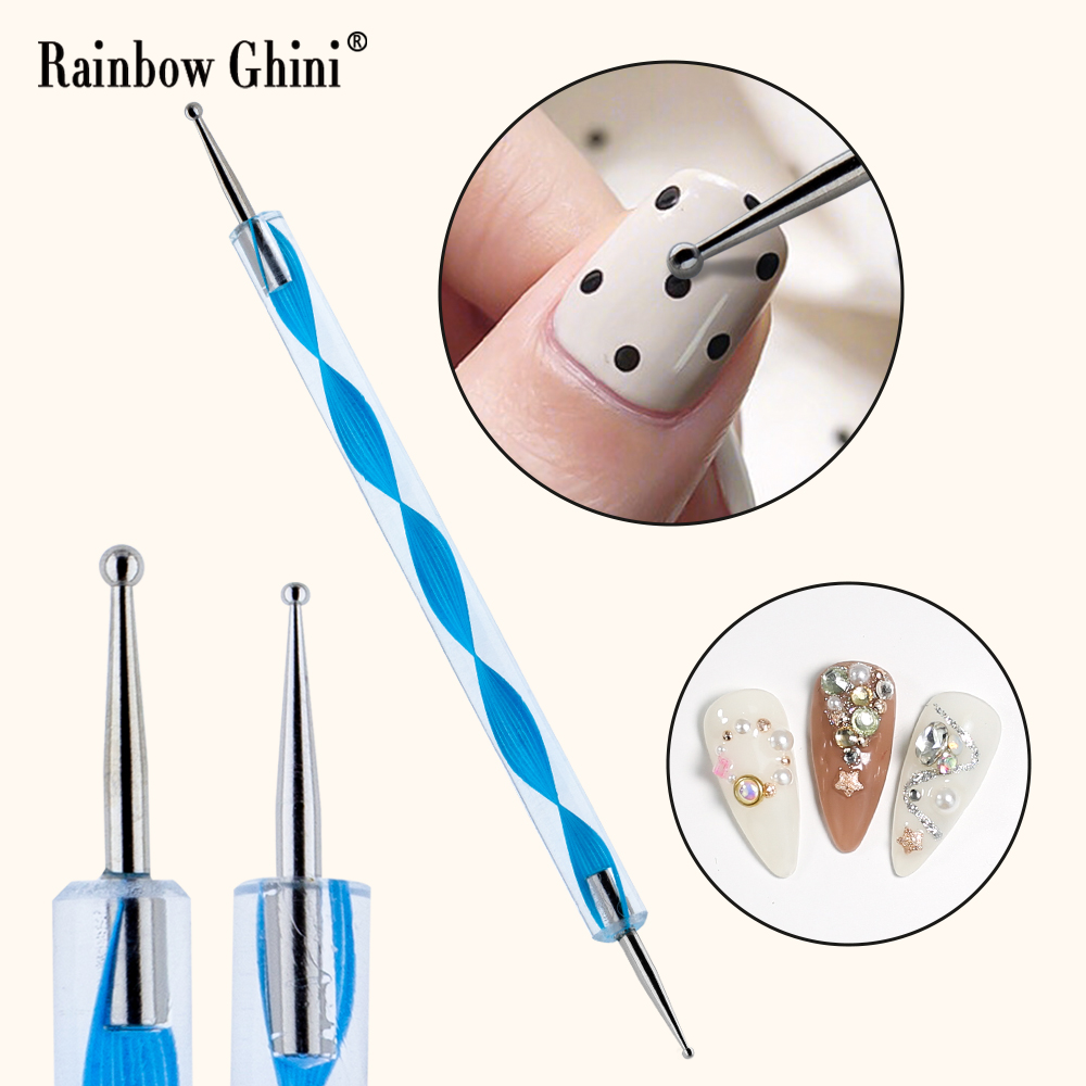 Rainbow Ghini 5pcs/set Round D - огляд і ціна Nail Art Rainbow