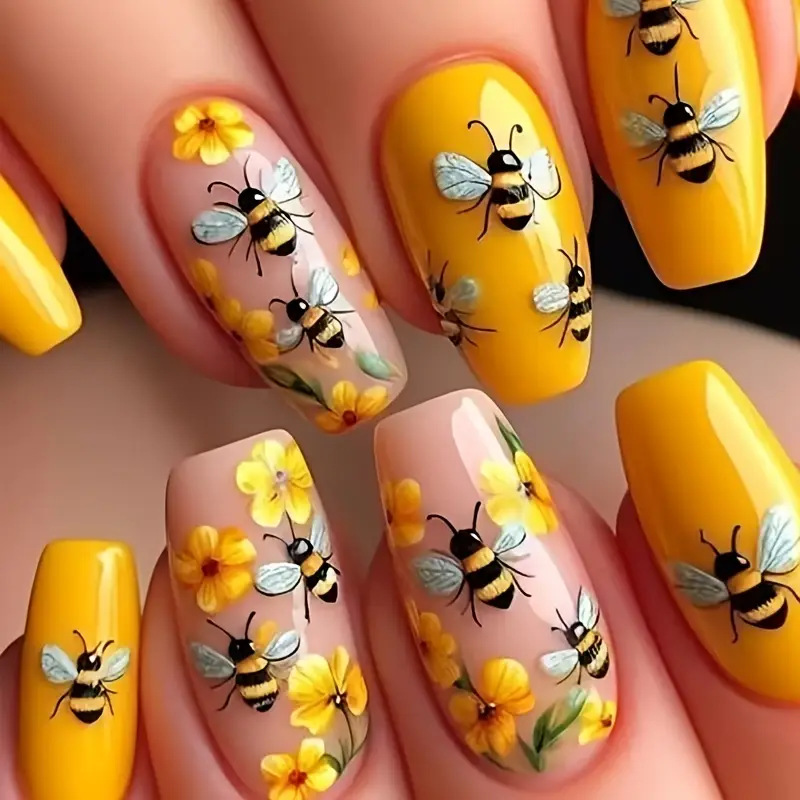 24PCS Nude Press on Nails Shor - огляд і ціна Nail Art Rainbow