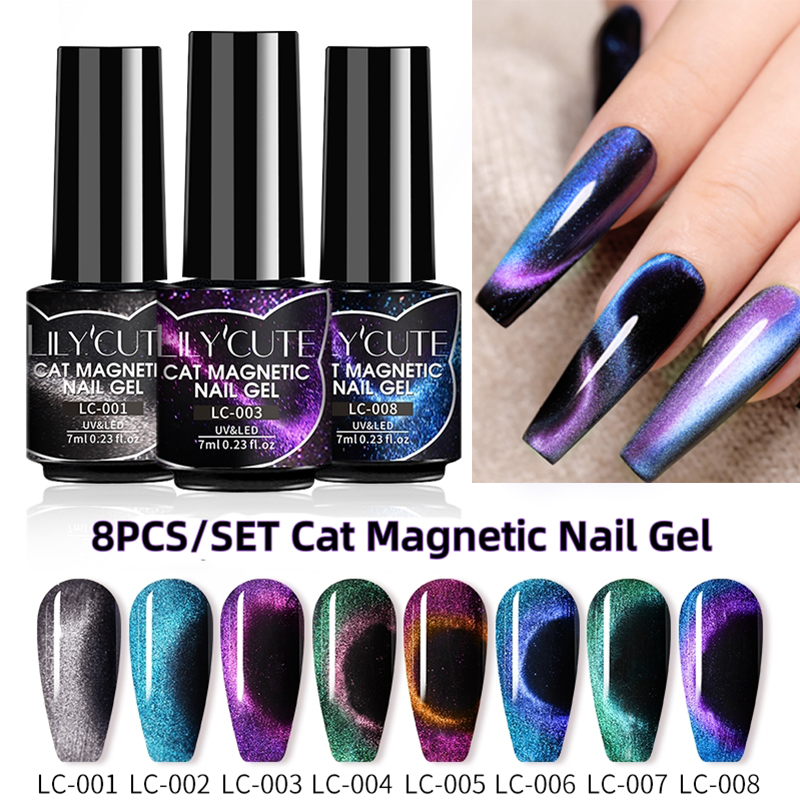 LILYCUTE 7ML 9D Starry Rainbow - огляд і ціна Nail Art Rainbow