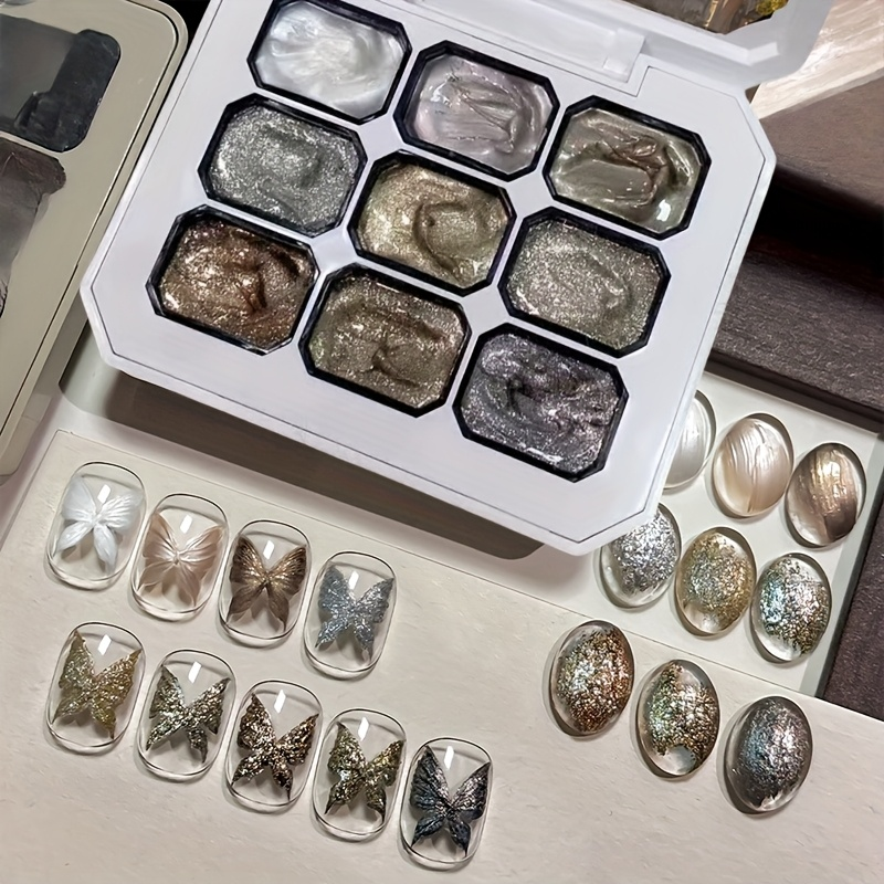 Maillard 9-Size Solid Nail Pol - огляд і ціна Nail Art Glossy
