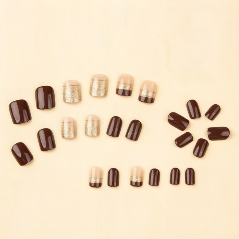 Short Square fake nails for wo - огляд і ціна Nail Art Glossy