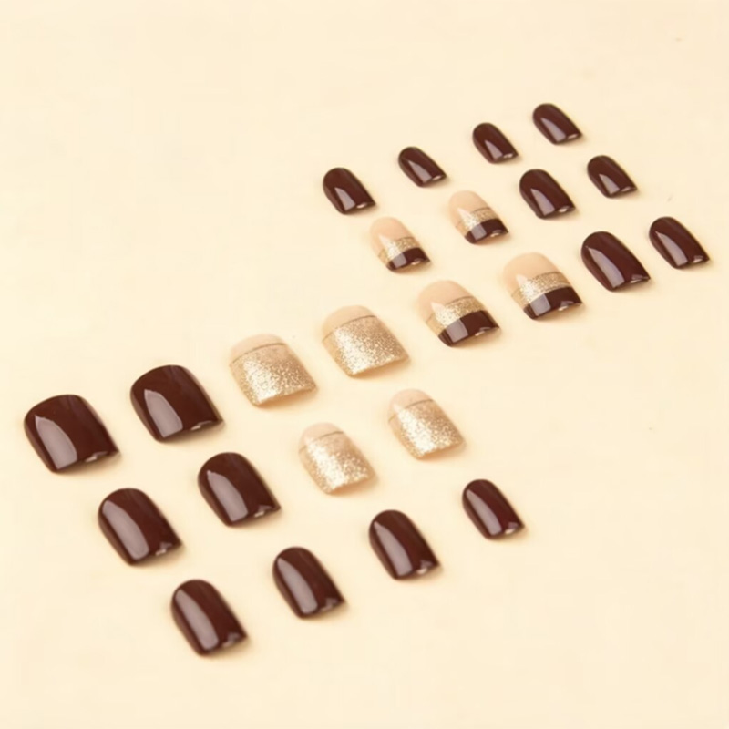 Short Square fake nails for wo - огляд і ціна Nail Art Glossy