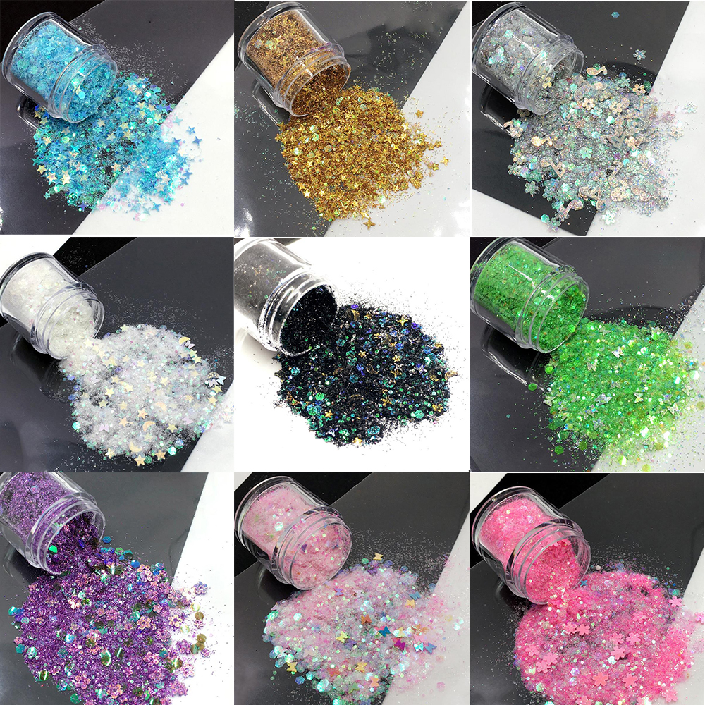 10ml/Box Glitter Epoxy Resin F - огляд і ціна Nail Art Glossy