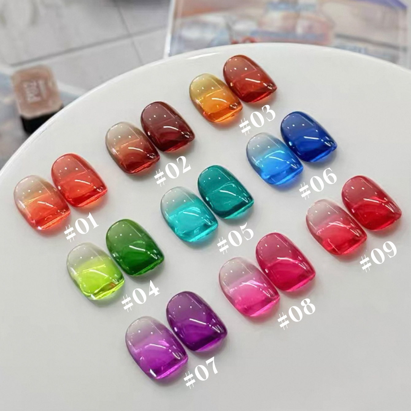 12ml Transparent Jelly Gel Pol - огляд і ціна Nail Art Rainbow