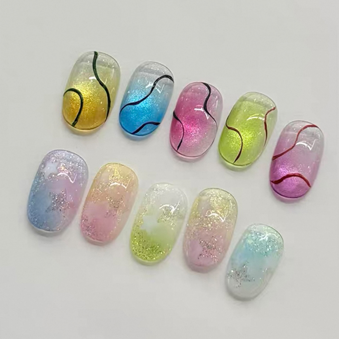 12ml Transparent Jelly Gel Pol - огляд і ціна Nail Art Rainbow