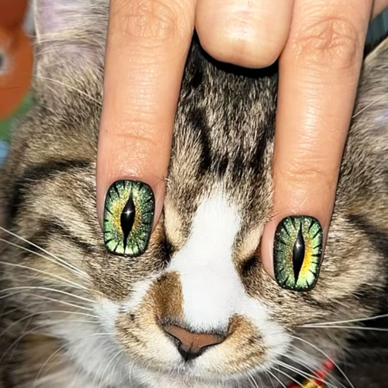 Short fake nails for women shi - огляд і ціна Nail Art Glossy