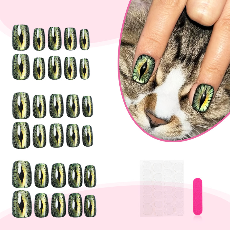 Short fake nails for women shi - огляд і ціна Nail Art Glossy
