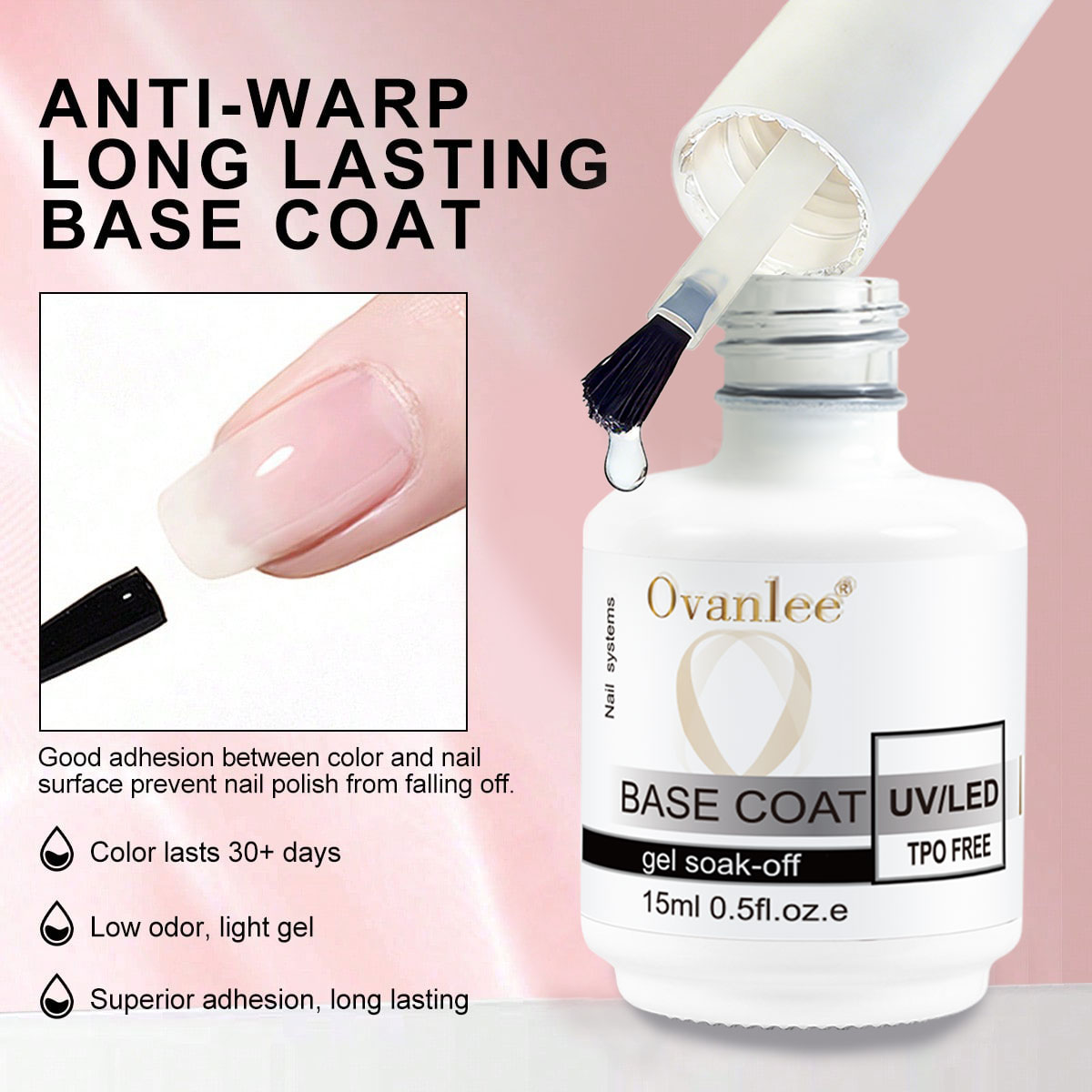 Manicure Blooming Gel Base Coa - огляд і ціна Nail Art Glossy