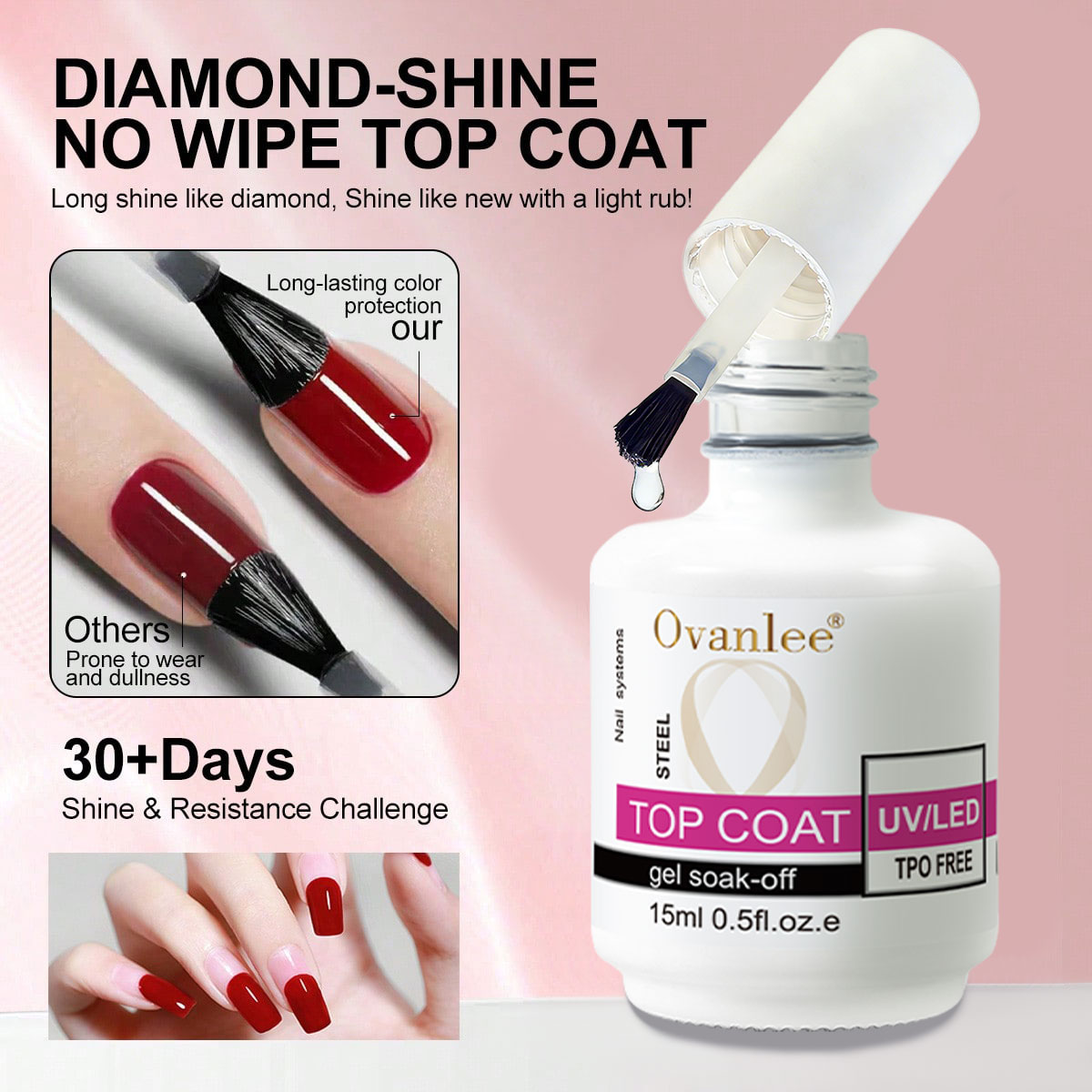 Manicure Blooming Gel Base Coa - огляд і ціна Nail Art Glossy