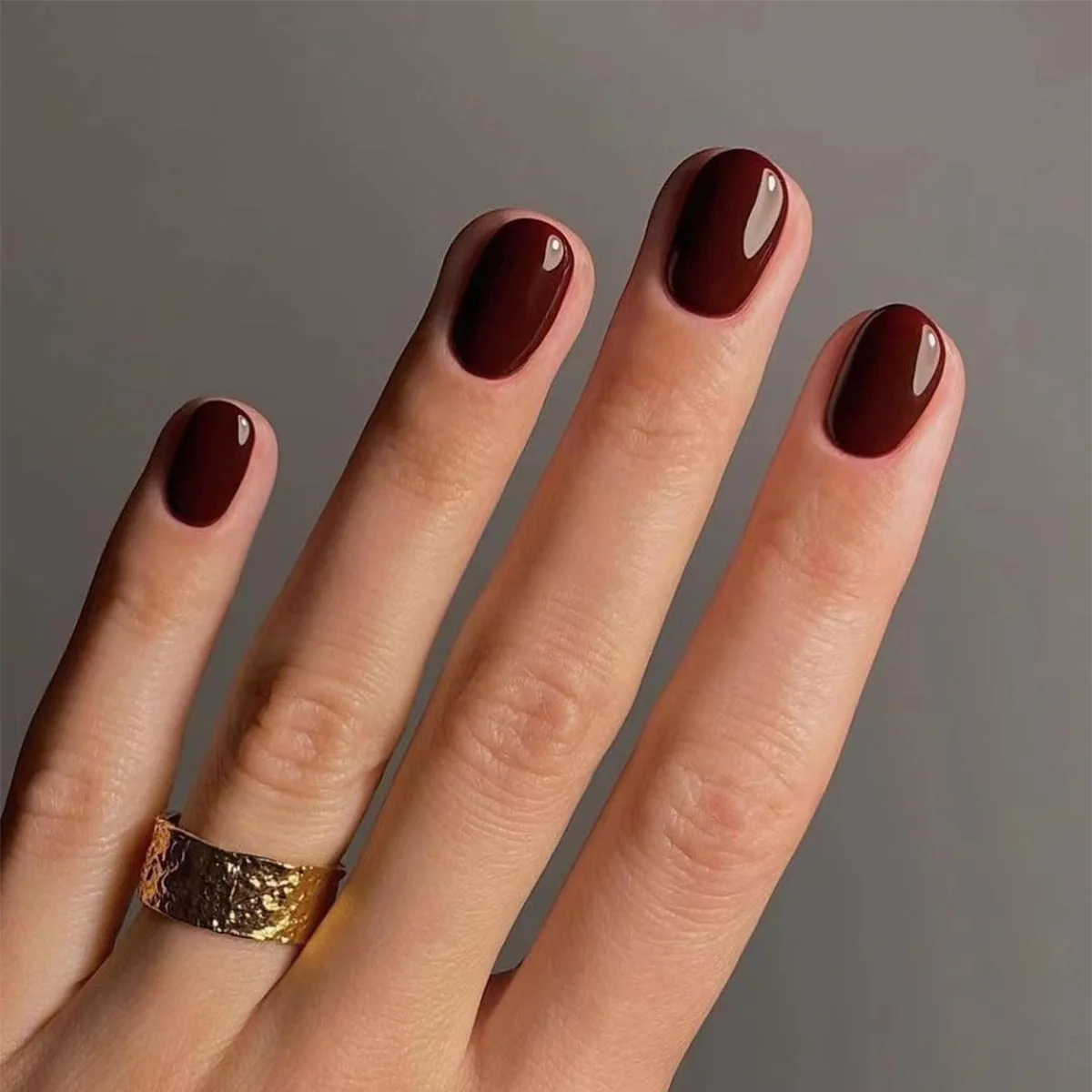 24Pcs Solid Color Press on Nai - огляд і ціна Nail Art Glossy